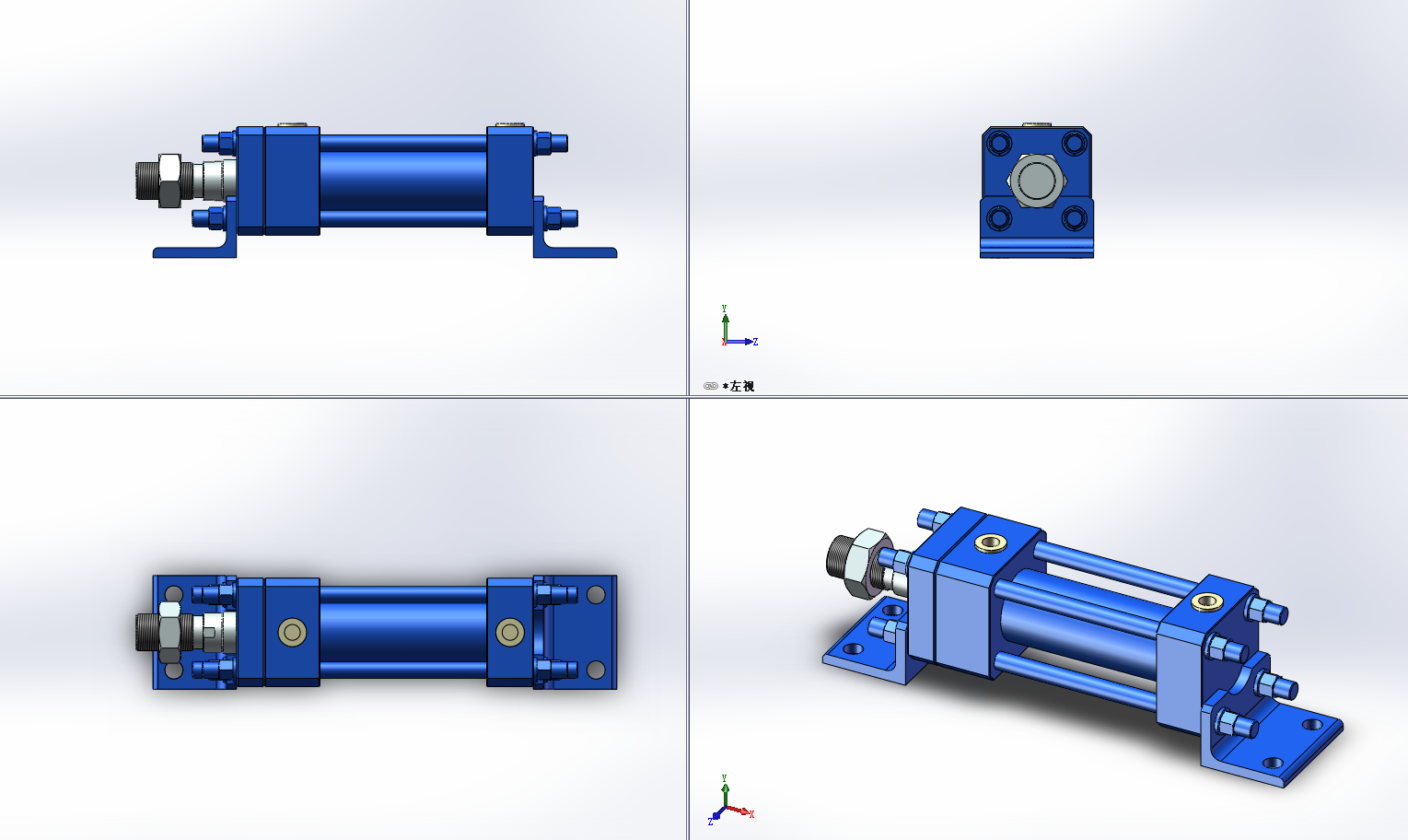 8款H OB-LB重型油压缸