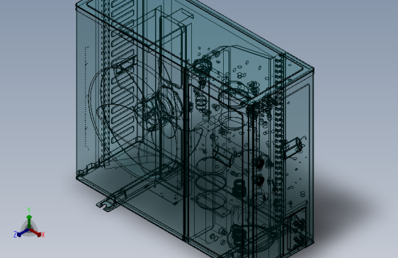 低温热泵机组 3D模型（SolidWorks设计