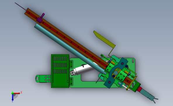 立式机械手（立式模外取料机械手）3D模型_SolidWorks设计