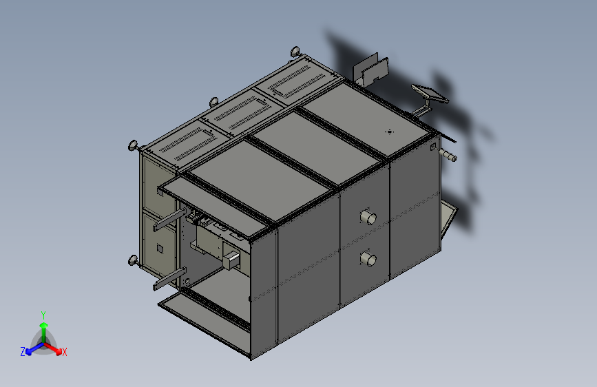 全自动移印机 3D模型（SolidWorks设计
