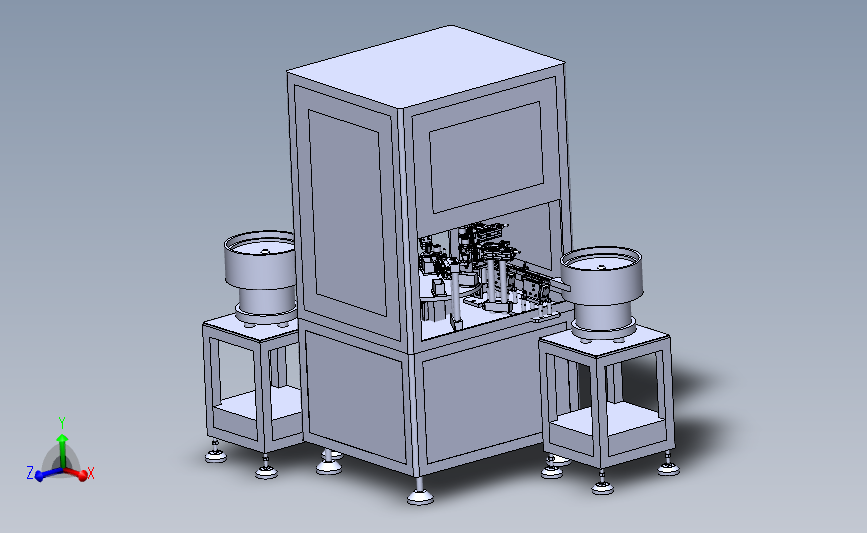 全自动水龙头外件组装机 3D模型（SolidWorks设计
