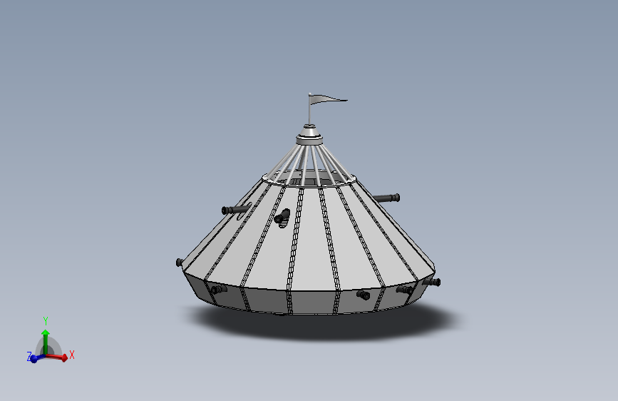 达芬奇手稿-装甲车SW模型 3D模型（SolidWorks设计