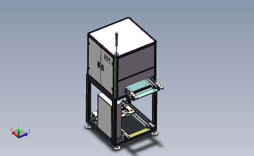 翻转机（输送线工装板翻转设备） 3D模型（SolidWorks设计