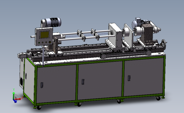 非标深孔钻设备（防车床原理） 3D模型（SolidWorks设计