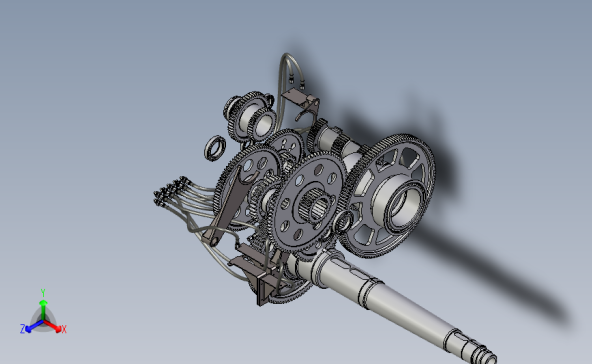 24级机床变速箱设计 3D模型（SolidWorks ProE设计）
