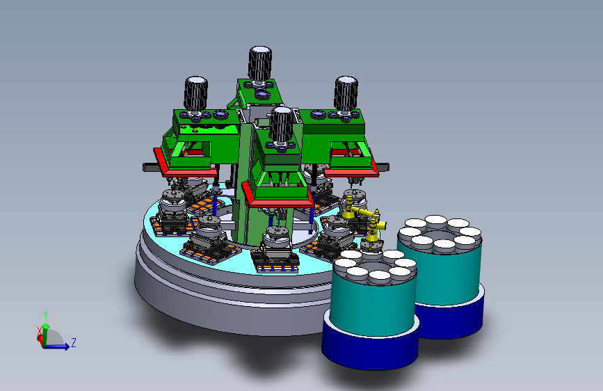 多功能工具钻孔机 3D模型SolidWorks三维设计图