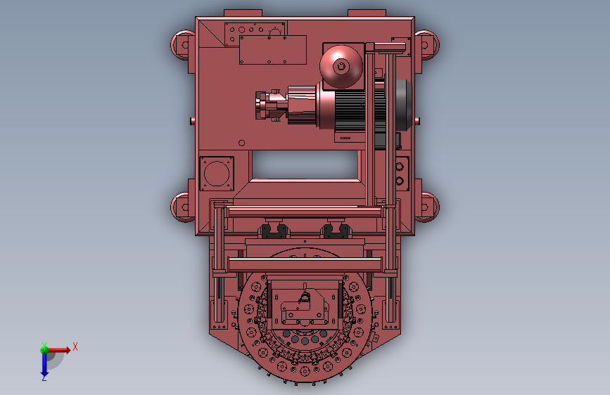 电机非标组装机 3D模型SolidWorks三维设计图