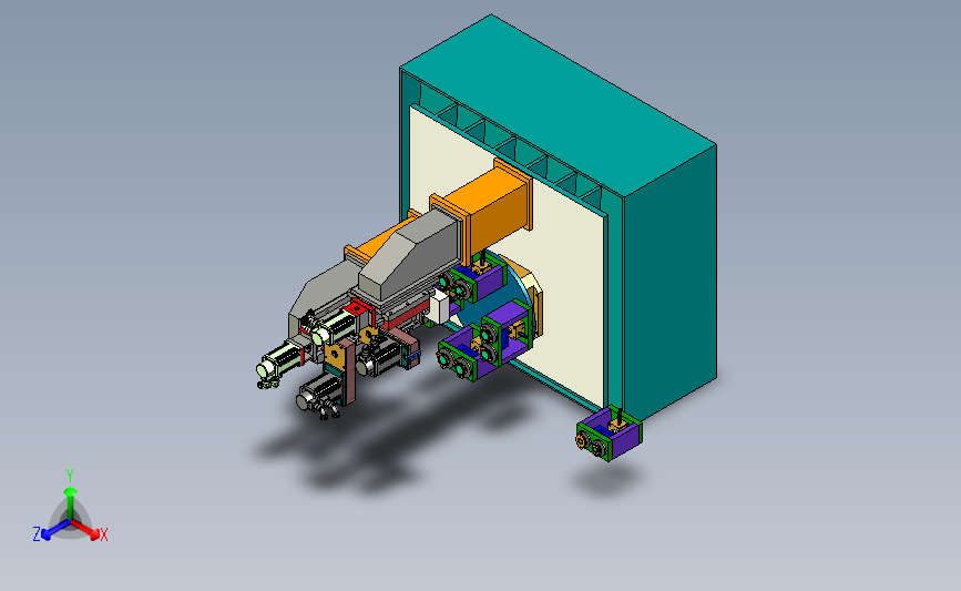 多工位钻孔攻丝机模型3D模型SolidWorks三维设计图