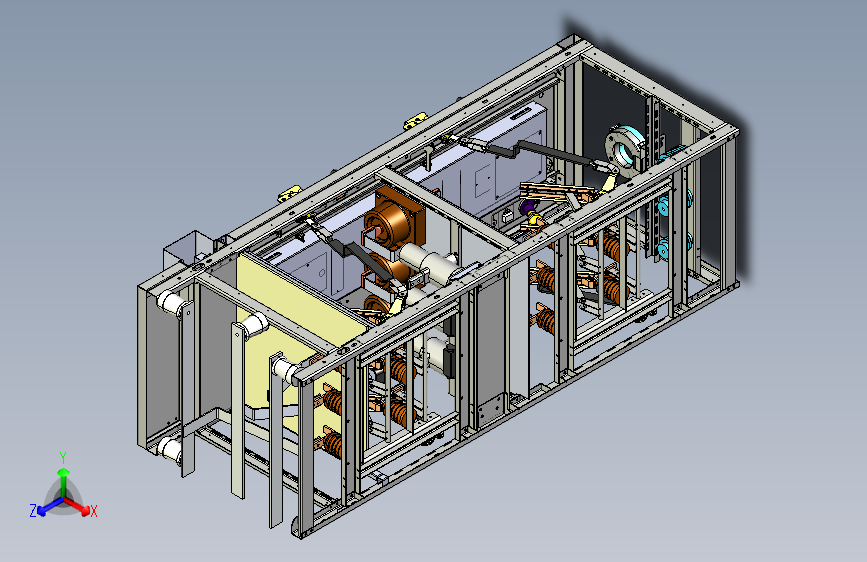 电池开关6（10）千伏真空断路器 3D模型SolidWorks三维设计图UG(NX)设计