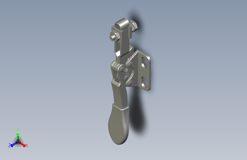 201快速夹钳 3D模型（Creo.Parametric设计）