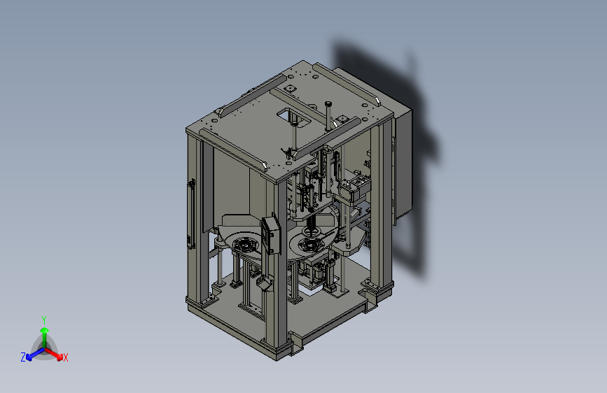 TP60转盘式电机压装机、自动化非标设备 3D模型（SolidWorks ProE设计