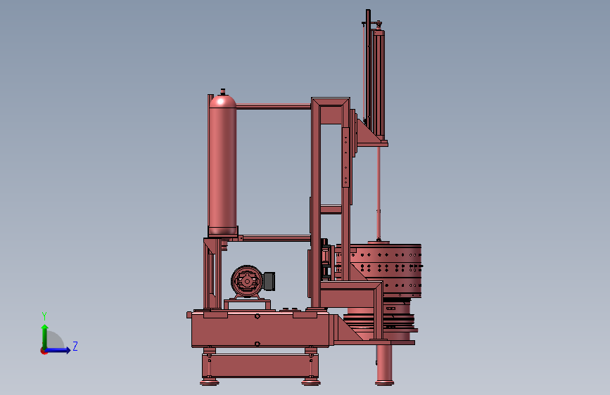 电机非标组装机 3D模型SolidWorks三维设计图