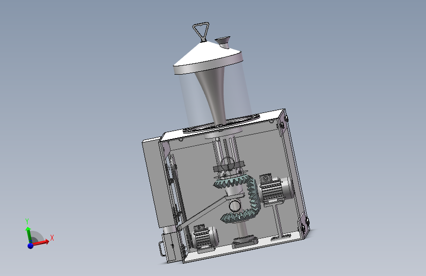 捣蒜器3D模型SolidWorks三维设计图