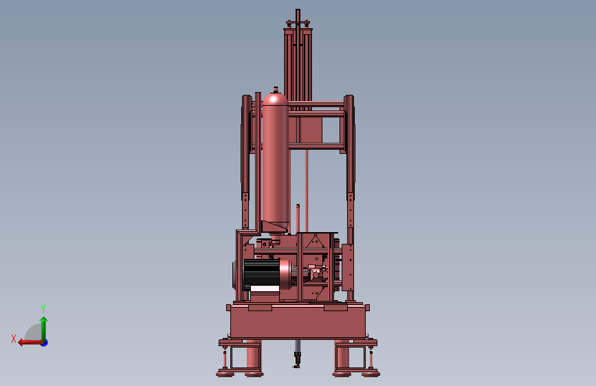 电机非标组装机 3D模型SolidWorks三维设计图