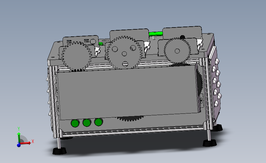 电机限位器螺杆测试机（阿兰德非标机器） 3D模型SolidWorks三维设计图