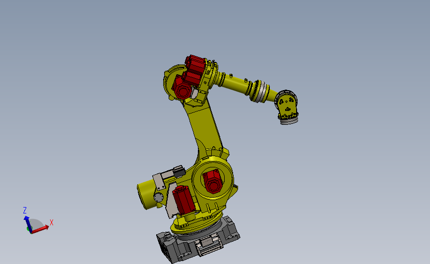 法兰克200F机器人 实体测绘图3D模型SolidWorks三维设计图