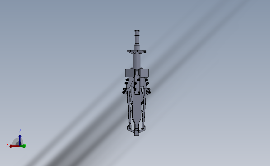 反向钻孔集渣器 3D模型SolidWorks三维设计图
