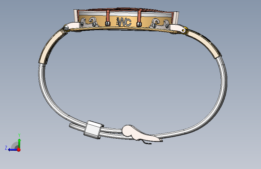 概念手表（创意手表）SW设计3D模型SolidWorks三维设计图