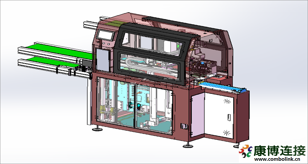 非标自动化暂存机 收板机 3D模型SolidWorks三维设计图UG(NX)设计