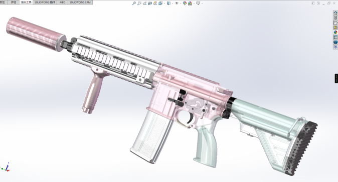 H&K 416 D 2 步枪模型