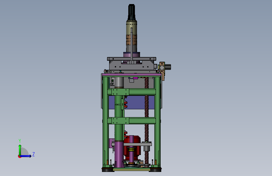 非标自动设备机架设计3D模型SolidWorks三维设计图