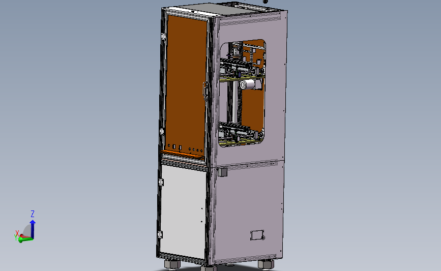 非标自动化丝杠升降机3D模型SolidWorks三维设计图