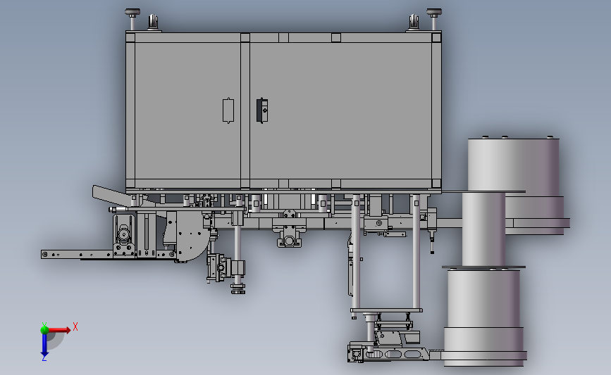 非标自动化铁扣组装机 3D模型SolidWorks三维设计图