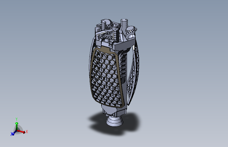 暗能量探测器图纸3D模型SolidWorks三维设计图
