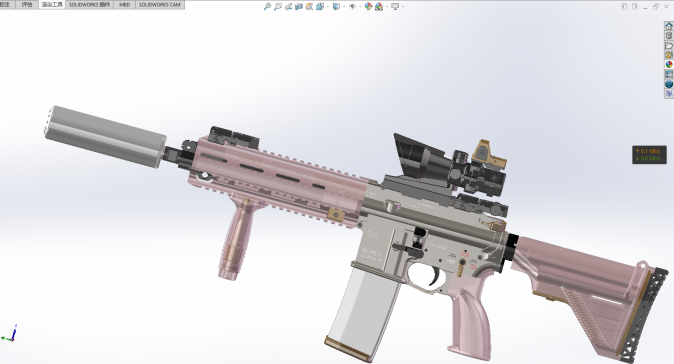 HK 416D步枪模型