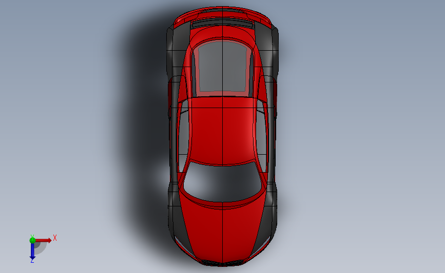 奥迪r8汽车模型 3D模型SolidWorks三维设计图