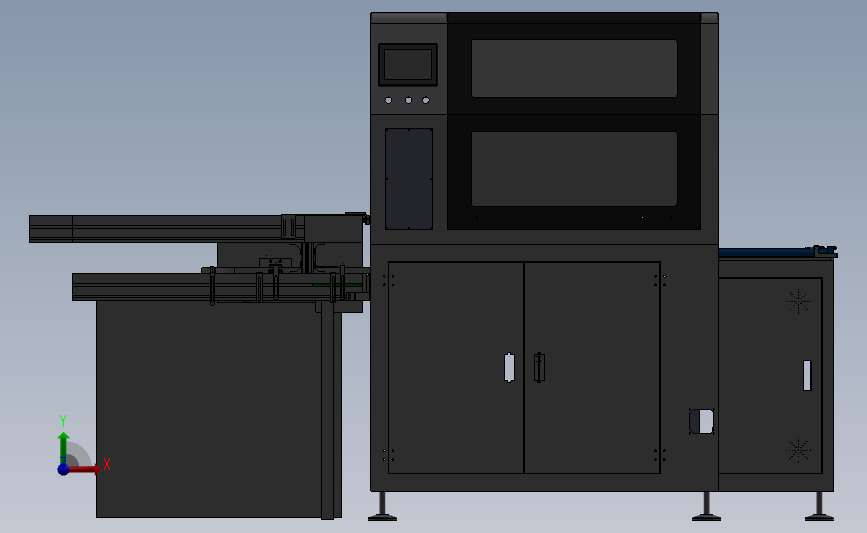 非标自动化暂存机 收板机 3D模型SolidWorks三维设计图UG(NX)设计