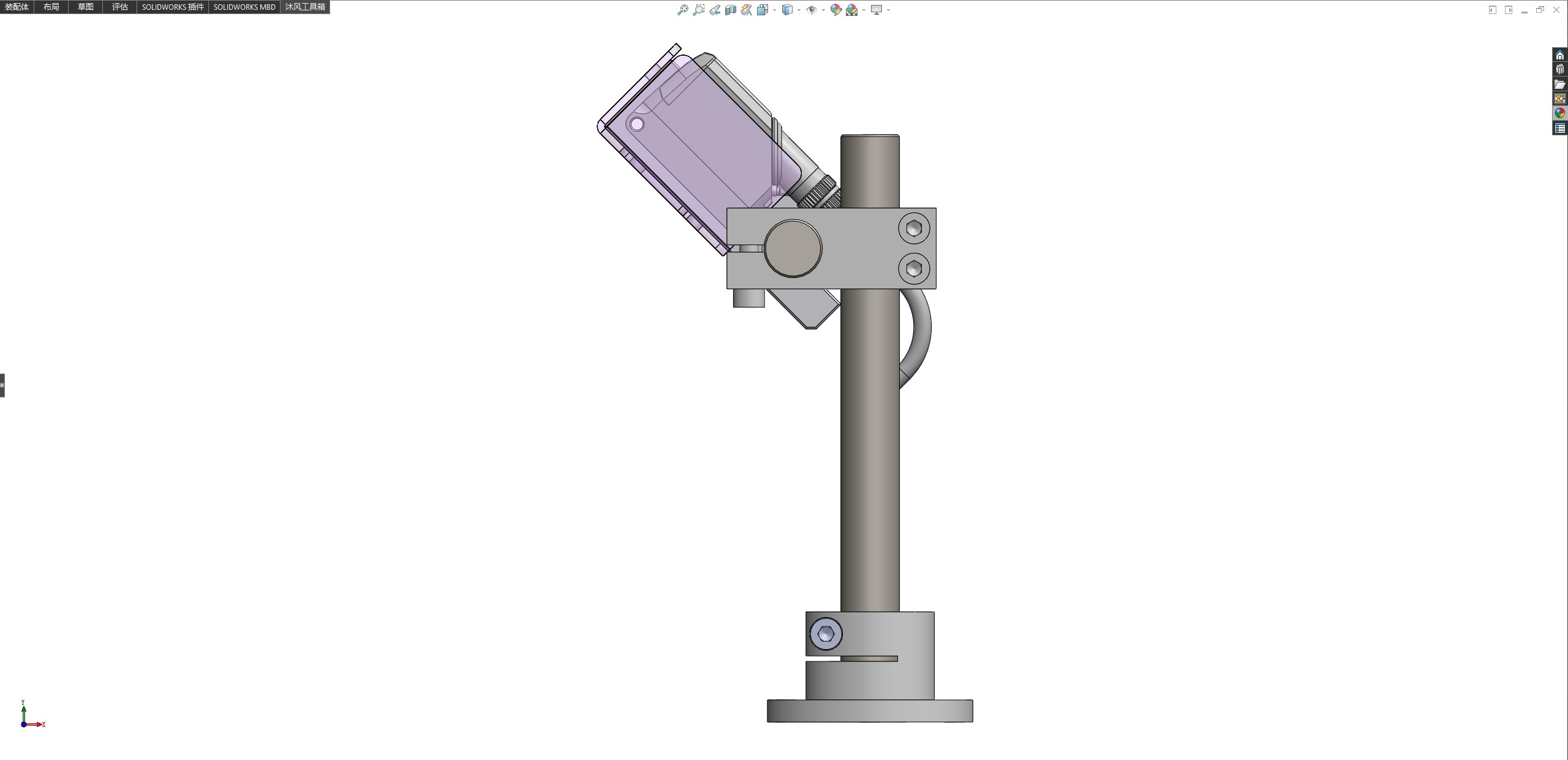 扫码器固定支架