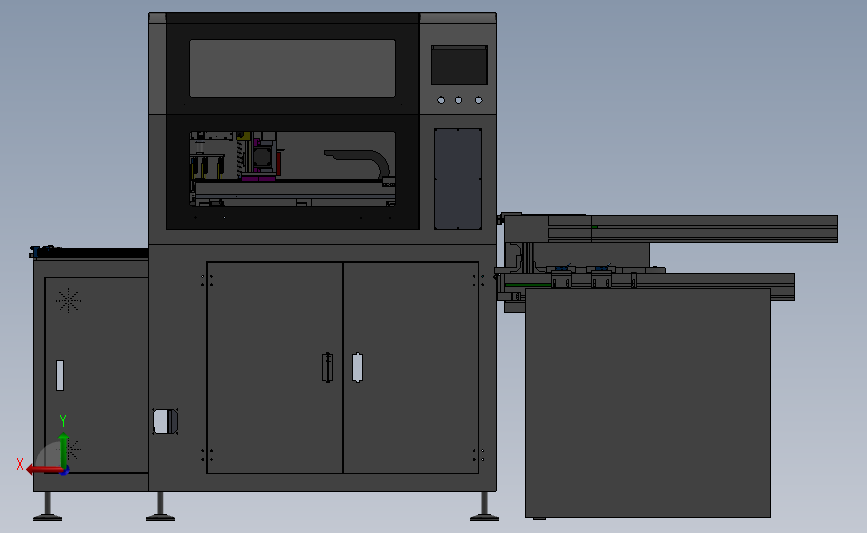 非标自动化暂存机 收板机 3D模型SolidWorks三维设计图UG(NX)设计