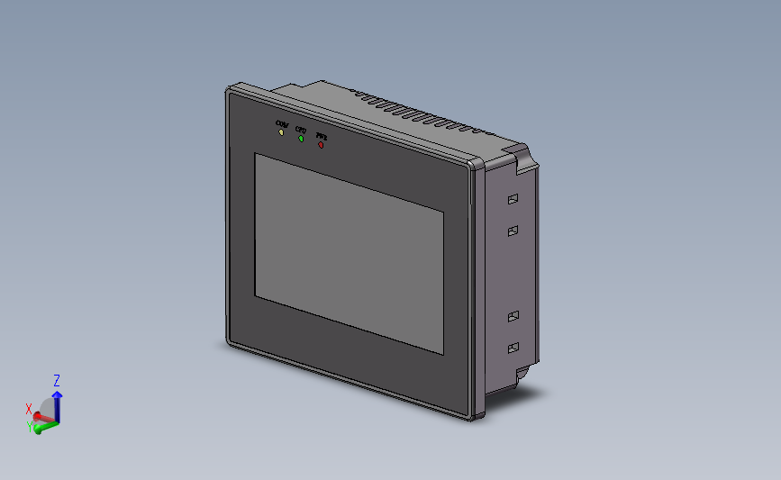 分布放射磁控管放大器 3D模型SolidWorks三维设计图