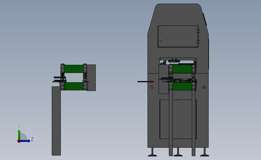 非标自动化暂存机 收板机 3D模型SolidWorks三维设计图UG(NX)设计