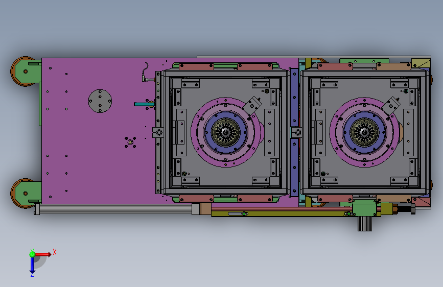 非标自动设备机架设计3D模型SolidWorks三维设计图