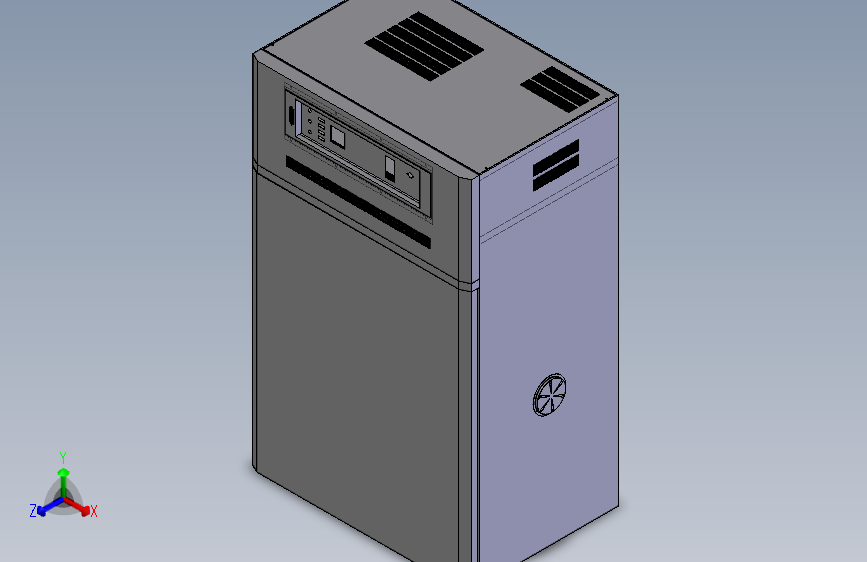 风热烘干设备 3D模型SolidWorks三维设计图