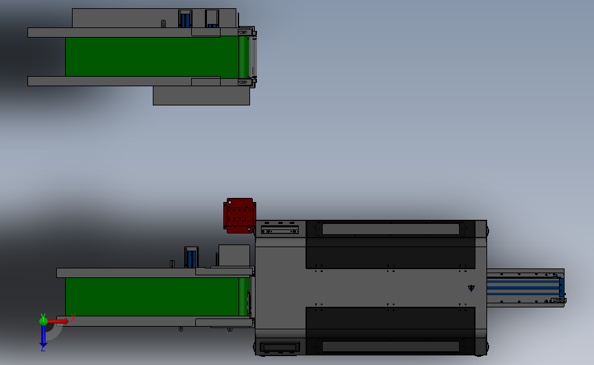 非标自动化暂存机 收板机 3D模型SolidWorks三维设计图UG(NX)设计