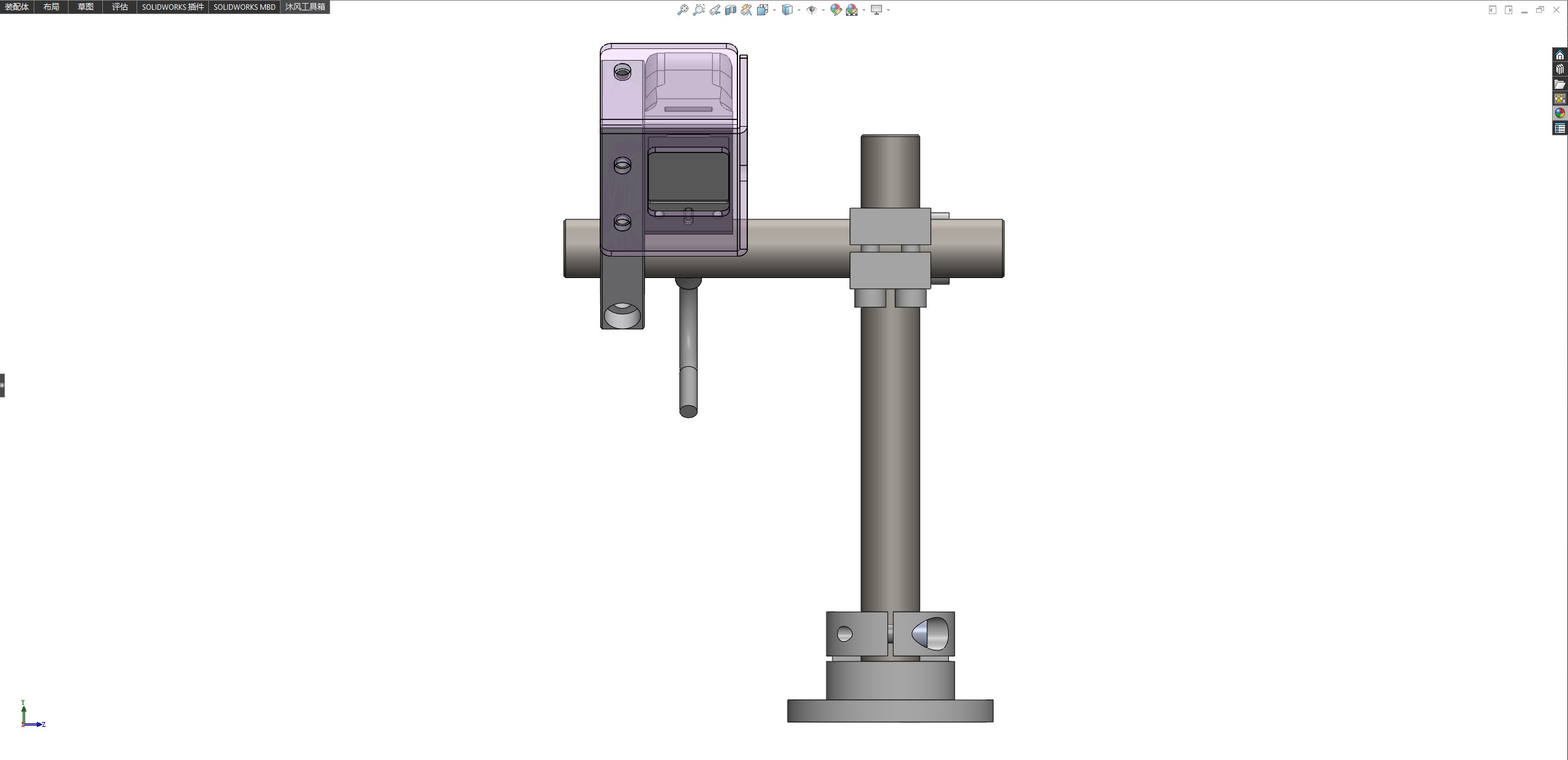 扫码器固定支架