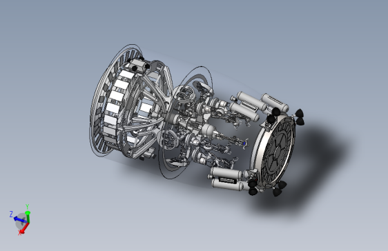 概念型国际空间站娱乐中心3D模型SolidWorks三维设计图