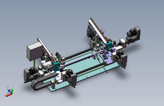 ZY4653 钻孔倒角机3D模型SolidWorks三维设计图