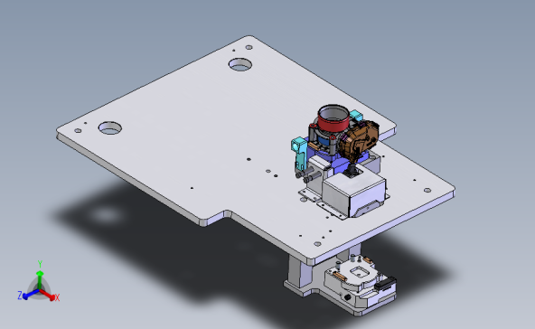 福特汽车油泵电磁阀功能测试机，含内部结构 3D模型SolidWorks三维设计图