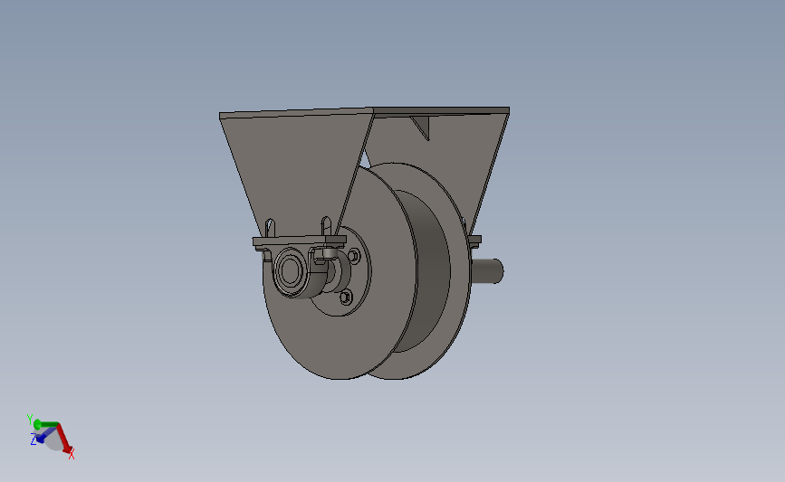 干草捆绞车 3D模型SolidWorks三维设计图