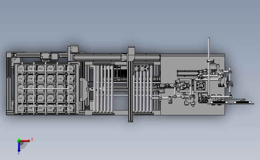 材料的自动视觉检测设备3D模型SolidWorks三维设计图