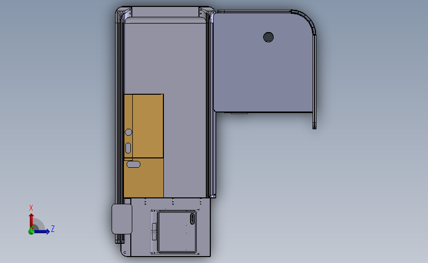 超市系列设备--收银台3 3D模型 3D模型SolidWorks三维设计图