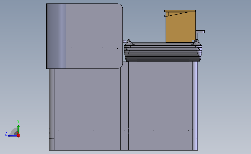 超市系列设备--收银台3 3D模型 3D模型SolidWorks三维设计图