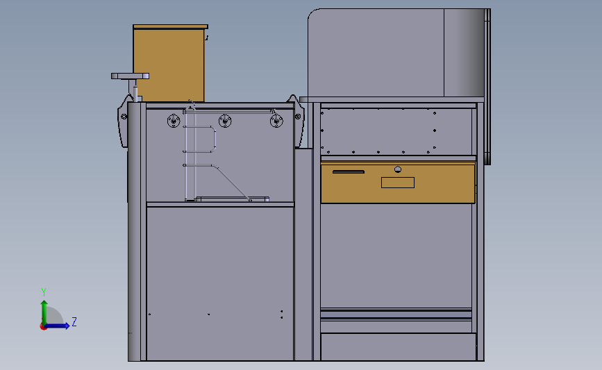 超市系列设备--收银台3 3D模型 3D模型SolidWorks三维设计图