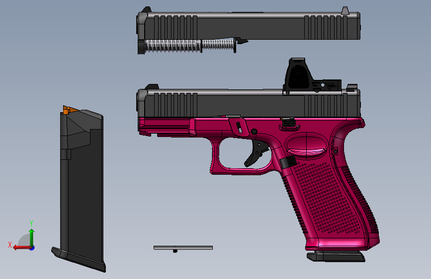 G17 GEN5 MOS 建模模型