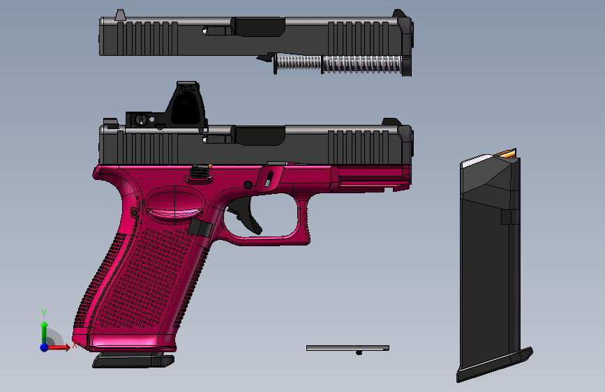 G17 GEN5 MOS 建模模型