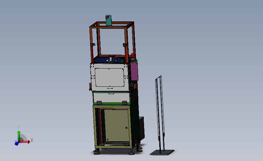 闭环控制的输送装置3d模型 3D模型SolidWorks三维设计图